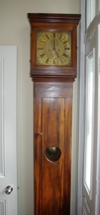 photo of the longcase clock by John Stokes of Bridgnorth,Shrophire from the 1760's.