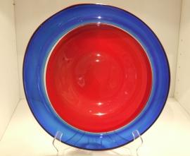 hand blown plate from flamedaisy